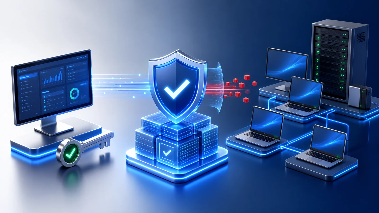 Authorization key, security policy checkpoint, and responsibly managed endpoints
